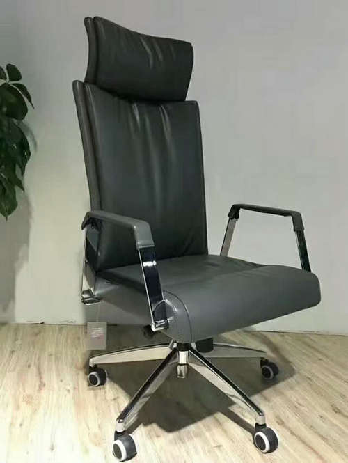 Lincoln High Back Leather Faced Executive Computer Chair With Headrest Office Chairs In Alibaba