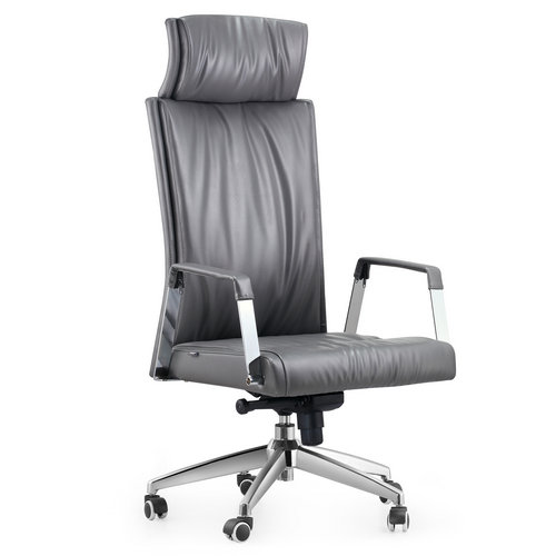 Executive Computer Chair With Headrest, Leather Executive Office Chair High Back