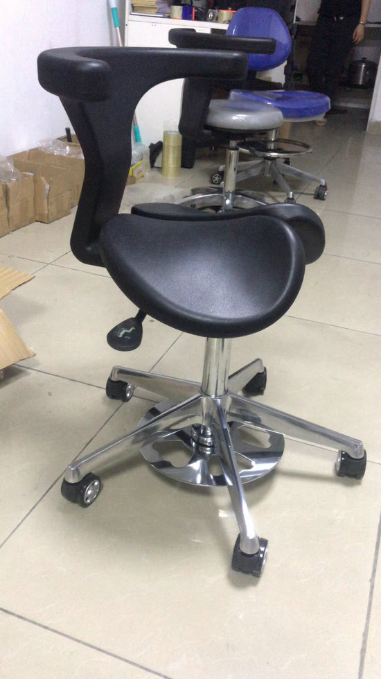 Adjustable polyurethane PU foam laboratory office lab chair cleanroom ...